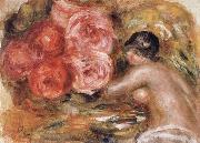 Roses and Study of Gabrielle Pierre Renoir